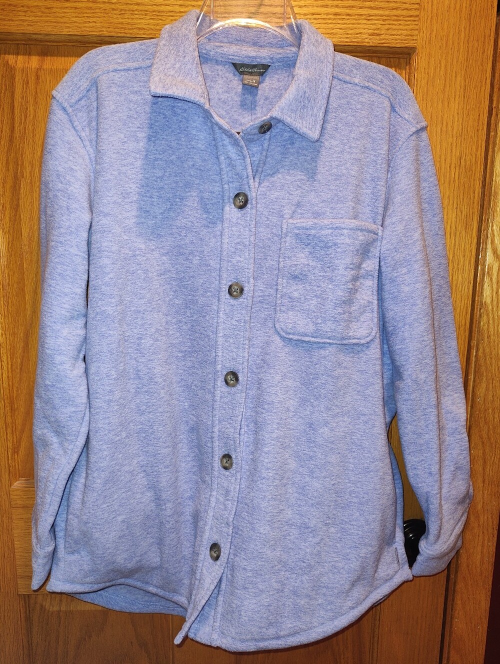 Eddie Bauer Women's Chutes Fleece Shirt Jacket with Pockets, Medium